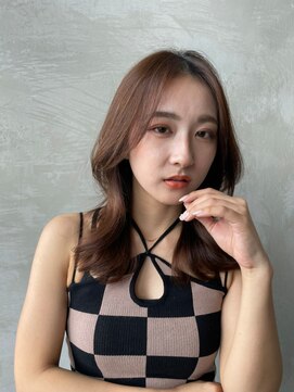 ハバナ 新宿(HAVANA) 20代30代/大人かわいい/小顔くびれレイヤー/オリーブグレージュ