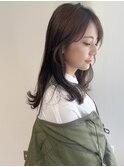 【池袋・セミロング】ヘルシーなセミロングが雰囲気アップ