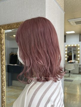 シャンプーボーイ 宮崎駅前店(SHAMPOO BOY) ハイトーンピンク(^^)