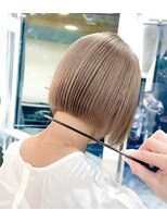 ハイライトバレイヤージュダブルカラーケアブリーチ30代40代