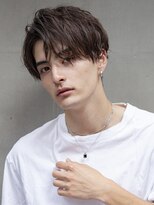 小久保Style☆ハイライトアッシュブラックマッシュパーマウルフ