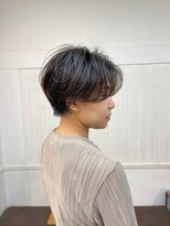 ナンバー アンフィール 渋谷(N° anfeel)&nbsp;大人レイヤーナチュラルくびれヘア無造作丸みショートマッシュ