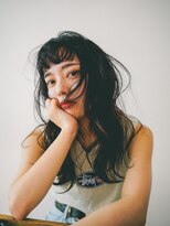 ディスアンドザット あびこ店(THIS&THAT)&nbsp;黒髪ロング　ワイドバング