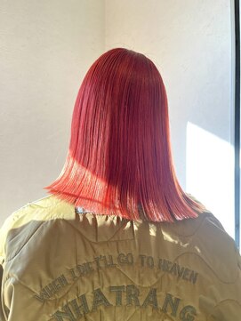 ボコカ(bococa) 冬カラー/ボブ/オレンジカラー