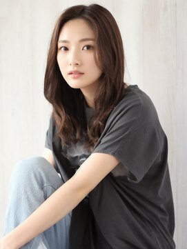 インデックスヘアー 亀戸店 20代30代40代モテ髪ふんわりカール小顔グレージュ