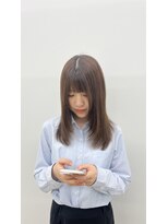 ビーヒアナウ N゜03 金沢駅西店(BE HERE NOW)&nbsp;【韓国ヘア/レイヤーカット/顔まわりレイヤー/ash beige】