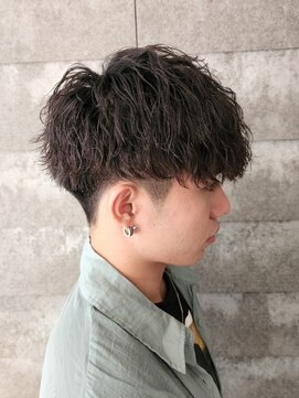 ニアウ 伊勢崎連取店(Niau) ツイストスパイラルパーマメンズヘアメンズパーマツイストパーマ