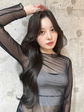 シーシンジュク 新宿南口(Sea shinjuku) 大人ガーリー×ダークアッシュ[似合わせカット/ミディアム]