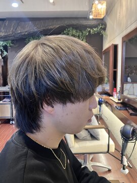 ヘアリゾート粋 ドゥオ 新宿南口店(dua) ２セクションメンズカラー