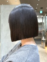 リール 銀座(R'EEL) イメチェンボブ美髪ワイドバングミディアム縮毛矯正韓国