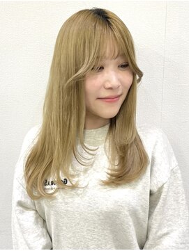 エル 新小岩(elu) 韓国風サイドバング×シャギーレイヤー