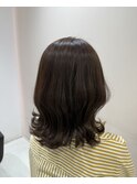 20 代30代40代小顔似合わせ。マットブラウンミニウルフ