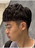 メンズカット×パーマ