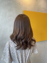 ブロッサム 東中野店&nbsp;大人美人アッシュオリーブショコラアッシュ韓国風巻きモテ髪