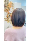 軽やかな縮毛矯正スタイル