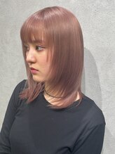 ウルバイオハナ(Ulu by ohana) 20代.30代おすすめ/ピンクミルクティー/レイヤーカット/髪質改善