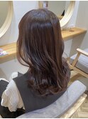 艶感ピンクブラウン