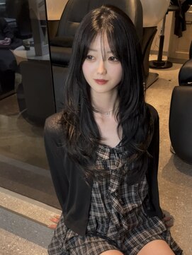 ジーナ 福岡天神(Zina) 韓国ヘア/ロングレイヤーカットZina福岡天神