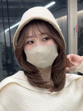 エトワール(ETOILE) 神戸三ノ宮/ブラウンベージュ/レイヤーカットミディアム