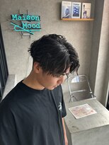 ムード カナザワ(mood kanazawa)&nbsp;刈り上げセンターパート/ツイストスパイラル