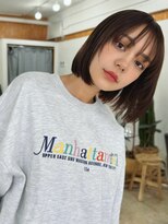 ハニーシブヤ(HONEY shibuya)&nbsp;ナチュラルボブ×ショコラアッシュ