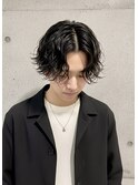 質感スパイラル×清潔感センターパート