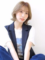 オーロ(ORO)&nbsp;ハイトーンくびれボブ春スタイル