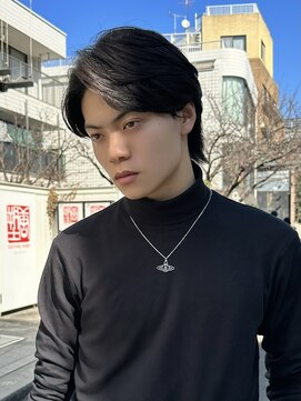 ロンドアンメゾン 原宿(Lond un Maison.) men's/メンズ/ダウンパーマ/黒染め/韓国/顔周り/フェード原宿