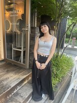 シャトン 中崎(chaton)&nbsp;黒髪ストレートミディアムヘア