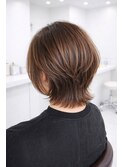 夏カラー小顔レイヤーくびれヘア顔周りイメチェン