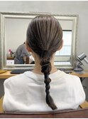 モードなヘアアレンジ