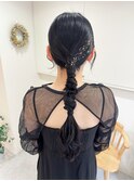 タイトポニーアレンジ