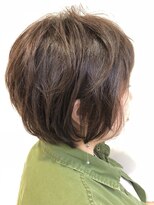 レーヴ(Reve)&nbsp;ふんわりショートボブ×グレーベージュ【レーヴ】