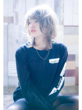 ロジッタ(ROJITHA) 【ROJITHA】マッシュウルフ×グレージュ