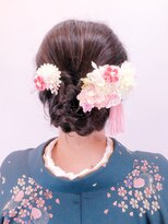レットリート(RETREAT) 卒業式　ふんわり編み込み