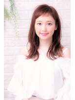 ソア 武蔵小杉(SOAR) グラデーションカラー&小顔ダブルバングのブランジュヘア