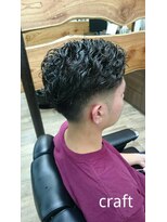 ヘアークラフト&nbsp;フェード＋ナチュラルパーマ