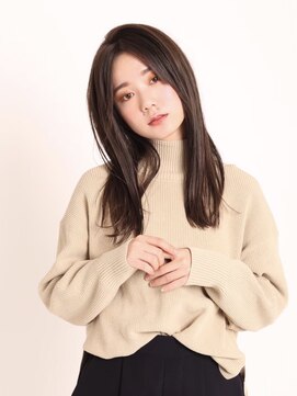 デイジー インデックスヘア 大島店(DAISY index hair) ”DAISY大島店” フリンジウェーブ 前髪 ココアブラウン 艶髪