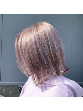 ダブル(W) ラベンダーグレーハイライト