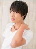 ≪mod's men≫重めバングの目力ＵＰこなれ感ミニウルフJ