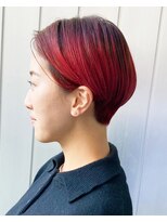 ジュリエッタ(giulietta)&nbsp;前下がりショート×レッド