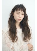《Pear》ルーズウェーブ/外巻きパーマ/マロンブラウンカラー