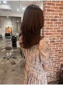 美髪ホワイトグレージュネビージュ大人かわいいこなれミディ