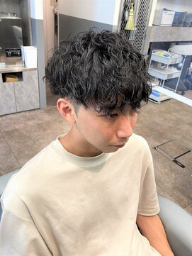 ノイセル 西本町(Noisyle) 短髪パーマ×刈り上げショートマッシュ×ツーブロックパーマ