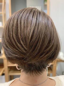 グラッシー センター北店(GLASSI) 【脱白髪染めハイライト】グレージュカラー★ホワイトベージュ