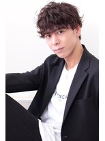 リメル 奥沢自由が丘店(Remel)&nbsp;スーツ短髪ツーブロック束感パーママッシュ黒髪ナチュラル