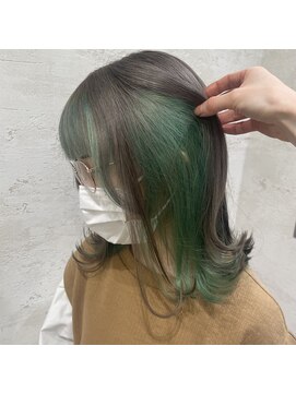 イル(iLu.) インナーグリーン/グリーンカラー/グリーン/インナーブリーチ