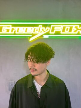 グリーディーフォックス 三軒茶屋(GreedyFOX) 波巻き/マッシュパーマ/ウルフ/ハイライト<理容室>三軒茶屋