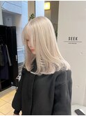 【SEEK 緒方 芽久】ホワイトブロンドカラー