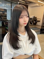 アリュウル 表参道 青山(Allure) 韓国trendヘアレイヤーカット 2wayバング 顔まわり表参道No.1